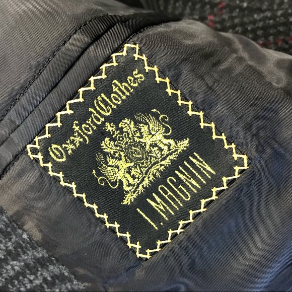 Oxxfolds clothes windowpane blazer coat 42 T - Picture 2 of 3